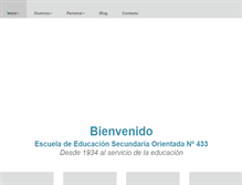 Tablet Screenshot of eem433.edu.ar
